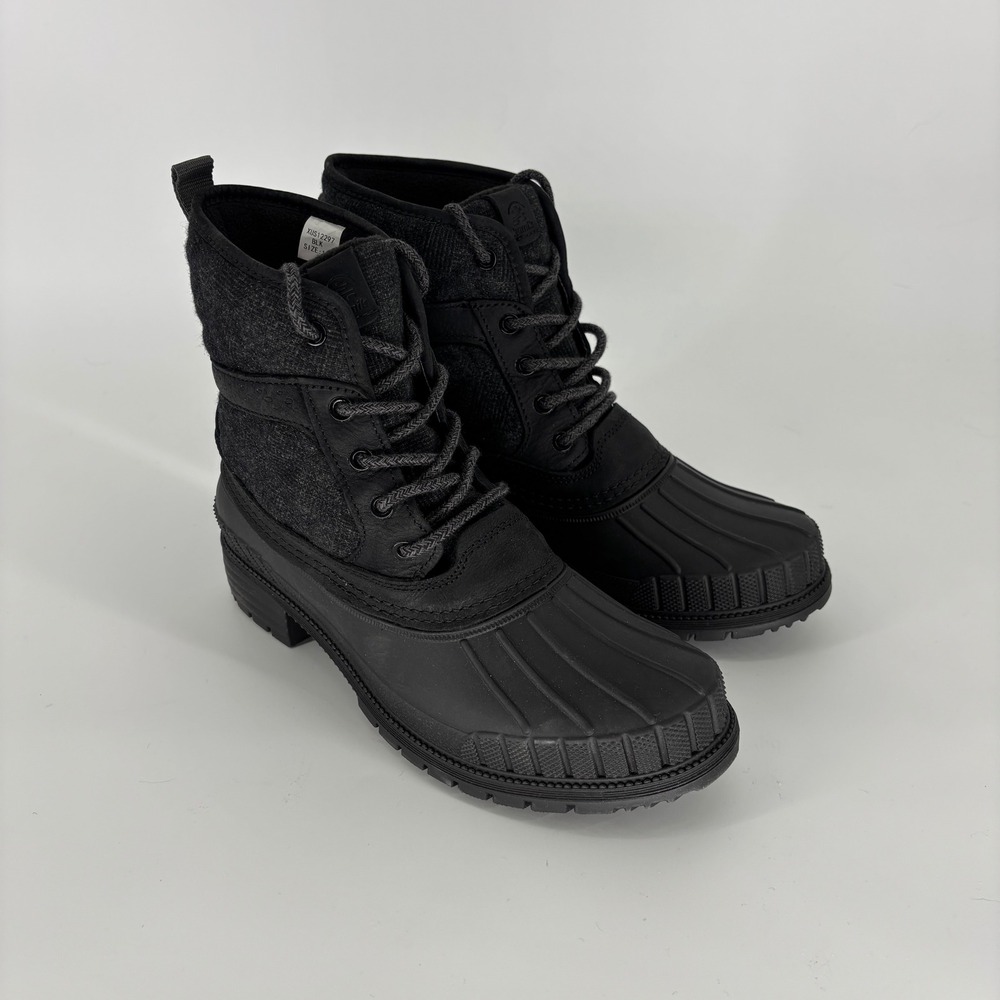 Kamik Sienna Mid 2 Winter Boot Black Women Size 10 Waterproof Insulated Lug Sole